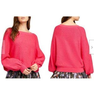 Free People Found My Friend Bouclé Pullover Sz XS